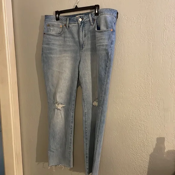 NWT Madewell Plus High Rise Slim Boyjean - Picture 6 of 15
